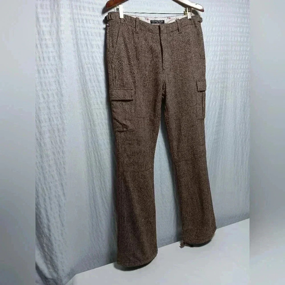 Ralph Lauren VINTAGE Polo Jeans Company  Ladies Wool blend Cargo pants. Size 10 - Picture 2 of 14